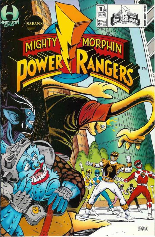 Mighty Morphin Power Rangers (Saban's, 2nd Series) #1 VF ; Hamilton
