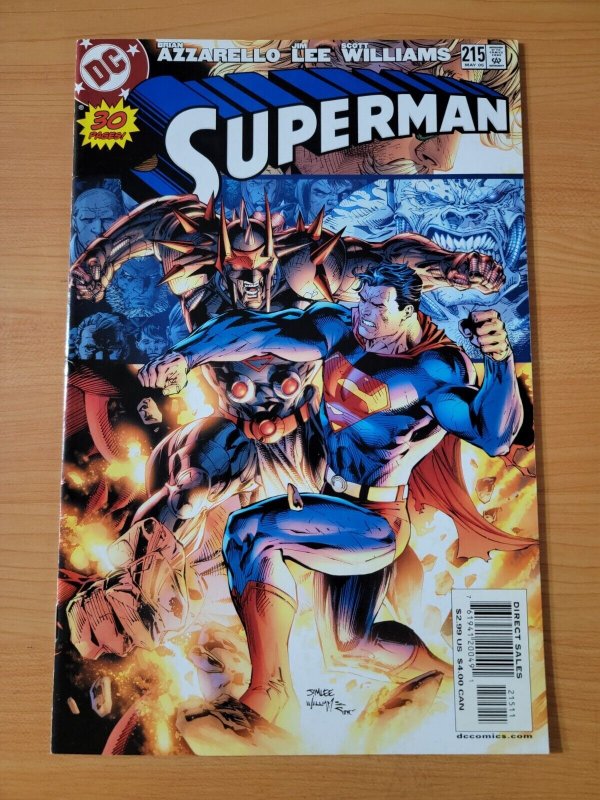 Superman #215 Direct Market Edition ~ VERY FINE - NEAR MINT NM ~ 2005 DC Comics