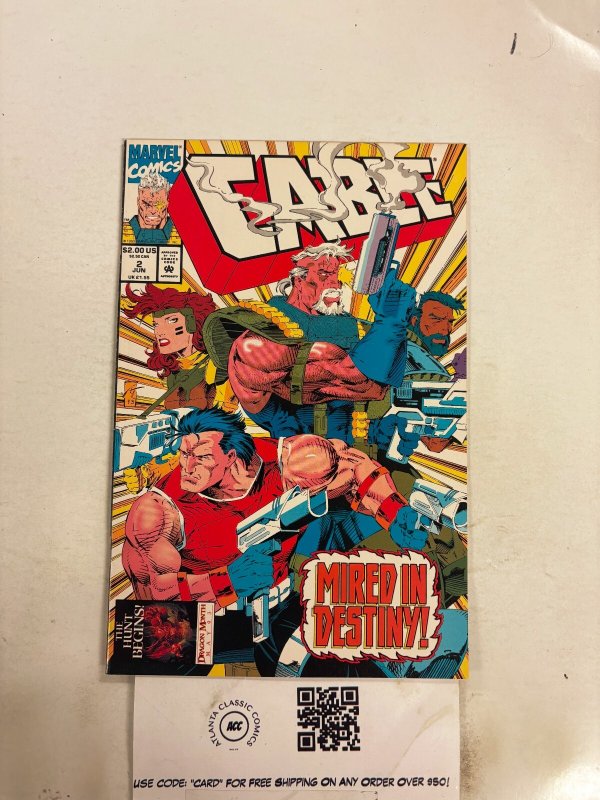 Cable #2 NM Marvel Comic Books X-Force Deadpool Domino Hope 3 HH65
