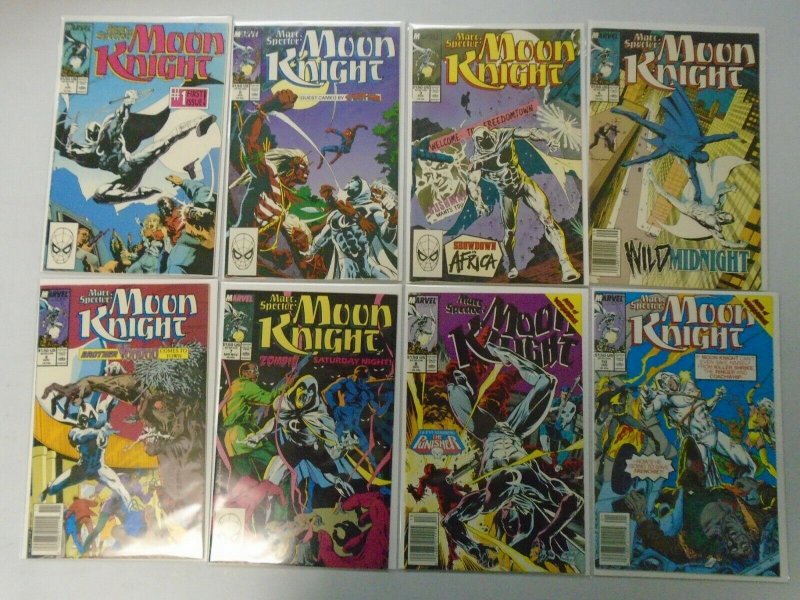 Marc Spector Moon Knight Comic Lot From #1-60 45 Diff Average 8.0 VF (1989-1994)