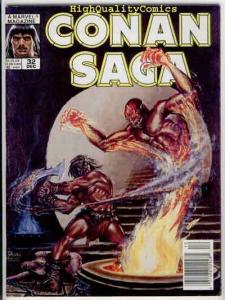 CONAN SAGA #32, VF, Witch , Buscema, 1987, Robert Howard, more in store