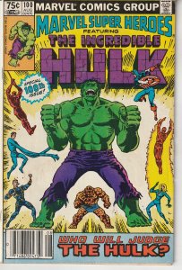 Marvel Super-Heroes #100 Newsstand Edition (1981)