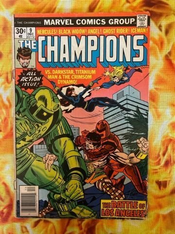 The Champions #9 (1976) - VF-