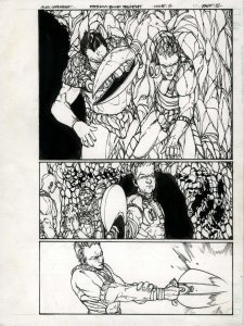 Fathom Blue Descent #3 pg 12 Original Art by Alex Sanchez-2010 Aspen comics