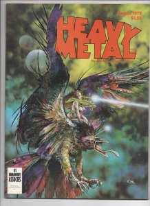 HEAVY METAL #17, NM-, August 1977 1978, Moebius Morrow Corben, more in store