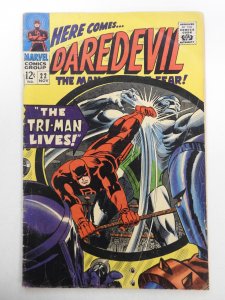 Daredevil #22 (1966) The Tri-Man Lives! Solid VG- Condition!