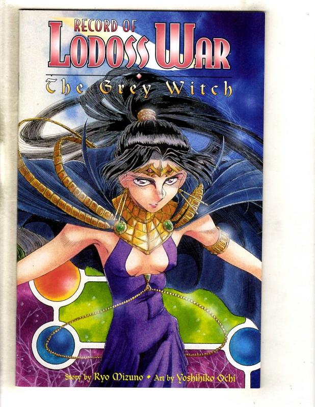 11 Record Lodoss War Comic Books CPM Manga #1 2 3 4 5 6 7 8 9 10 11 Gr Witch CJ7