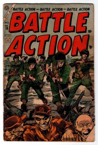 Battle Action #13 (1954)  FR/G 1.5 Atlas war