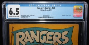Ranger Comics #24 CGC (6.5) Bondage Cover - 1945