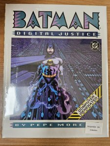 Batman Digital Justice DC Comics 1990 by Pepe Moreno Hardcover Sealed