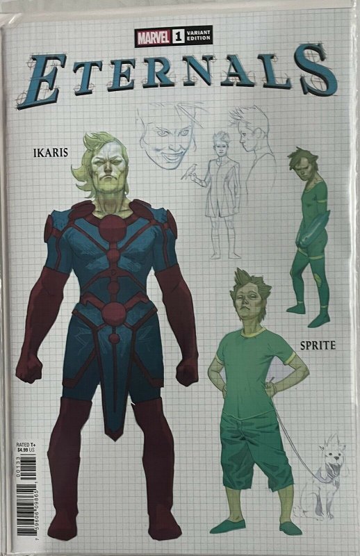 Eternals Vol.5 #1 RI-A 1 For 10 Esad Ribic Design Variant Cover (2021 Marvel)