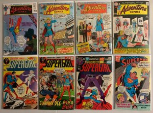 Adventure Comics lot #382-400 + bonus Supergirl DC (avg 4.5) 16 diff (1969-'70)