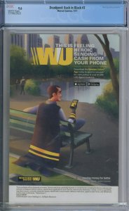 Marvel Comics Deadpool: Back In Black #3 CGC 9.6 Cullen Bunn