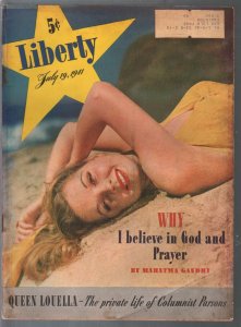 MAG: Liberty 7/19/1941-Macfadden-pin-up girl cover-Popeye-WWII era-pulp ficti...