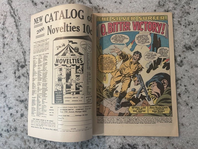 Silver Surfer # 11 VF Marvel Comic Book Stan Lee Hulk Thor Avengers 16 J864