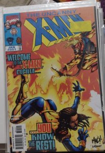 UNCANNY X-MEN #351  1998 MARVEL DISNEY  cecilia reyes joins team  key