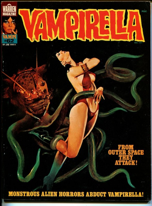 Vampirella #62 1977-Warren-Vampi cover-terror & horror-FN/VF