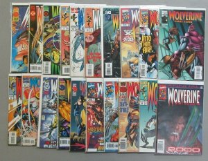 Wolverine Lot of 20 Comics Marvel Knights Gambit Lady Deathstrike 1990s 2000s VF