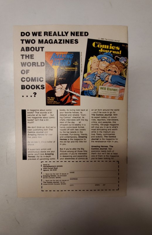 Doomsday Squad #4 (1986) NM Fantagraphics Comic Book J698