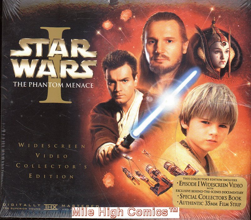 Star Wars Episode I Phantom Menace Collectors Ed Vhs 2000 Series 1 Very Fine Comic Books 3580