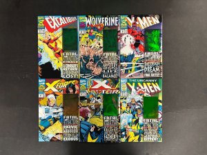 X-Men Fatal Attractions (1993) Complete NM Set of 6 Hologram