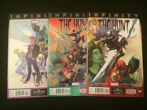 INFINITY: THE HUNT #1, 2, 3 VFNM Condition