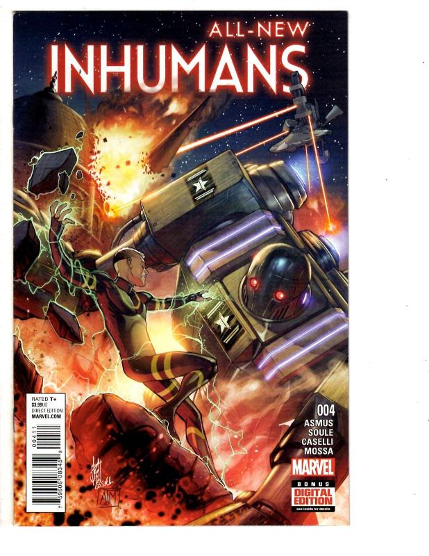 3 All-New Inhumans Marvel Comic Books # 3 4 7 Asmus Soule Caselli Mossa WM7