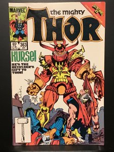 Thor #363 (1986) FN- 5.5 Thor becomes a frog