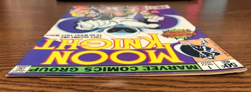 Moon Knight (1st Series) #1 (Newsstand) FN; Marvel | Bertrand Crawley - Moench