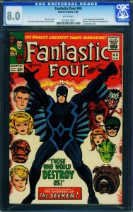Fantastic Four #46 CGC 8.0 wp 1966 Marvel Inhumans Black Bolt 0259331007