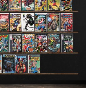 Huge Lot 140+ Comics with Captain America, Touch, Cyberforce, Superman & More!