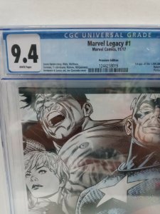 CGC Graded 9.4 Marvel Legacy #1 Marvel Comics 2017 Premiere Edition