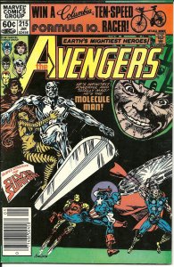 The Avengers #215 (1982) VG-F w/ Mark Jewelers Insert