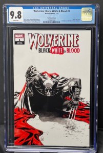 CGC Graded 9.8 Black White Blood Wolverine #1 (2021)