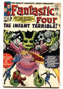 FANTASTIC FOUR #24-Jack Kirby-Silver-Age comic book 1963 