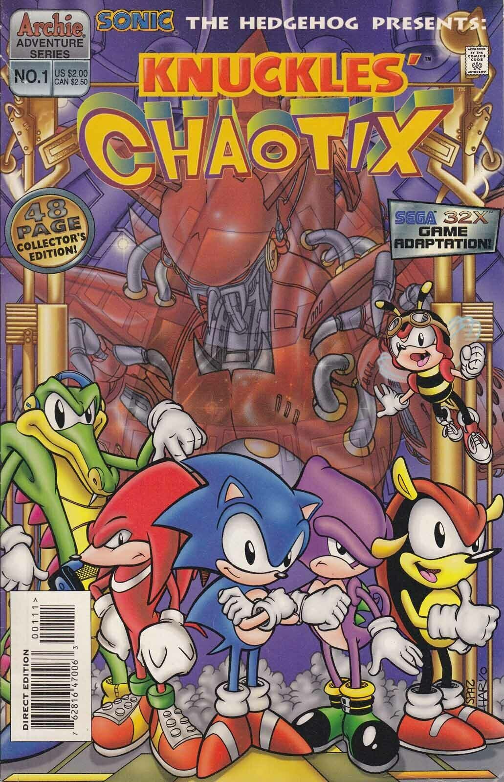 Mighty the Armadillo (Chaotix  Sonic) (Comic Book Character)