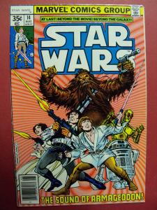 STAR WARS #14 STANDARD 35 CENT SQUARE PRICE BOX (VF/NM 9.0 OR BETTER)
