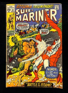 Sub-Mariner #31 Vs. Stingray and Triton!