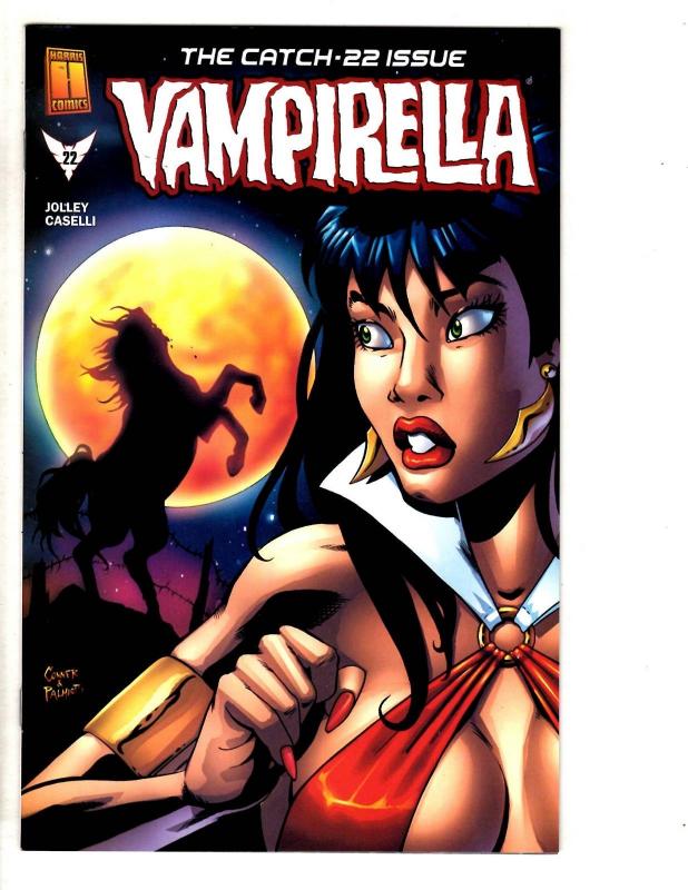 Lot Of 7 Vampirella Harris Comic Books # 19 20 (2) 21 (3) 22 Vampire Horror CR28