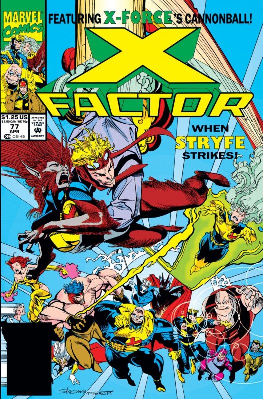 X-FACTOR #77 (1992) LARRY STROMAN | DIRECT EDITION