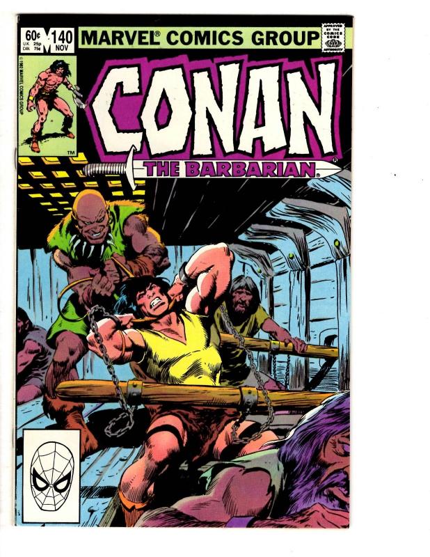 Lot Of 2 Conan the Barbarian Marvel Comics# 140 141 Red Sonja King Kull CB5