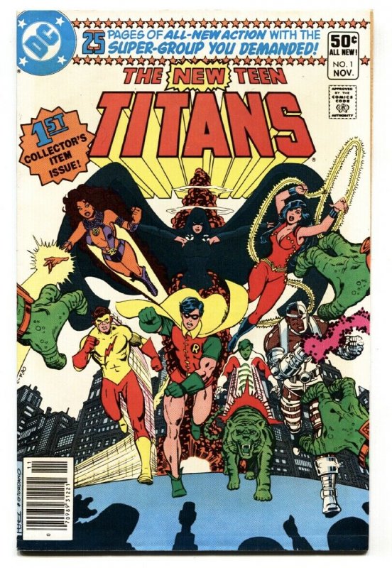 The New Teen Titans #1 comic book 1980  George Perez- Hot Issue VF/NM