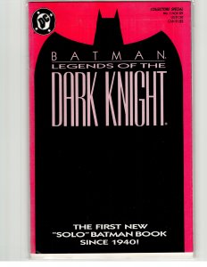 Legends of the Dark Knight #1 (1989) Batman