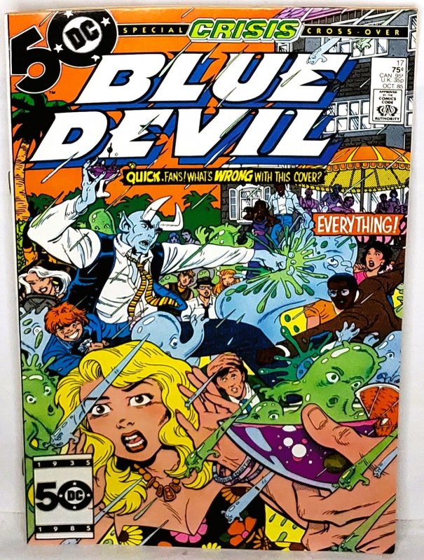 Blue Devil #17 Crisis on Infinite Earths Crossover (DC 1985)