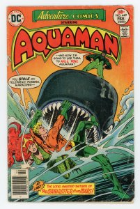 Adventure Comics #449 Jim Aparo Aquaman Aqualad Mera GD