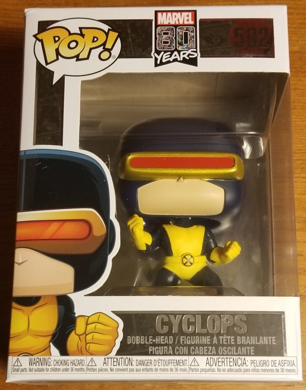 Funko Pops Marvel 80 Years Cyclops #502