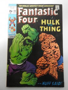 Fantastic Four #112 (1971) VG Condition