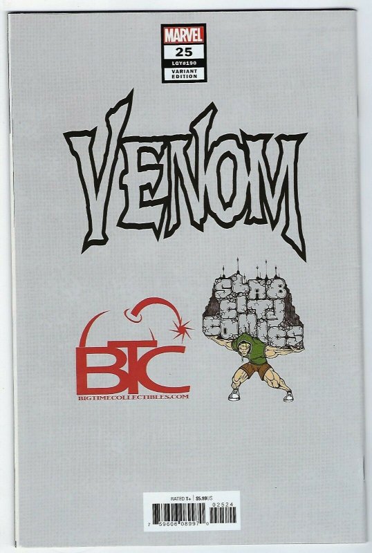 Venom # 25 Big City Collectibles Slab City Variant Marvel 