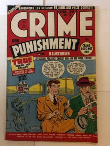 CRIME & PUNISHMENT (Lev Gleason) 13 FINE APRIL 1949 nice Fujitani, Biro 