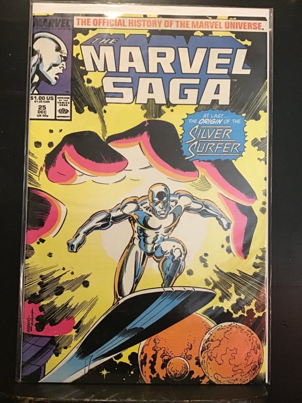 The Marvel Saga The Official History of the Marvel Universe #25 (1987)